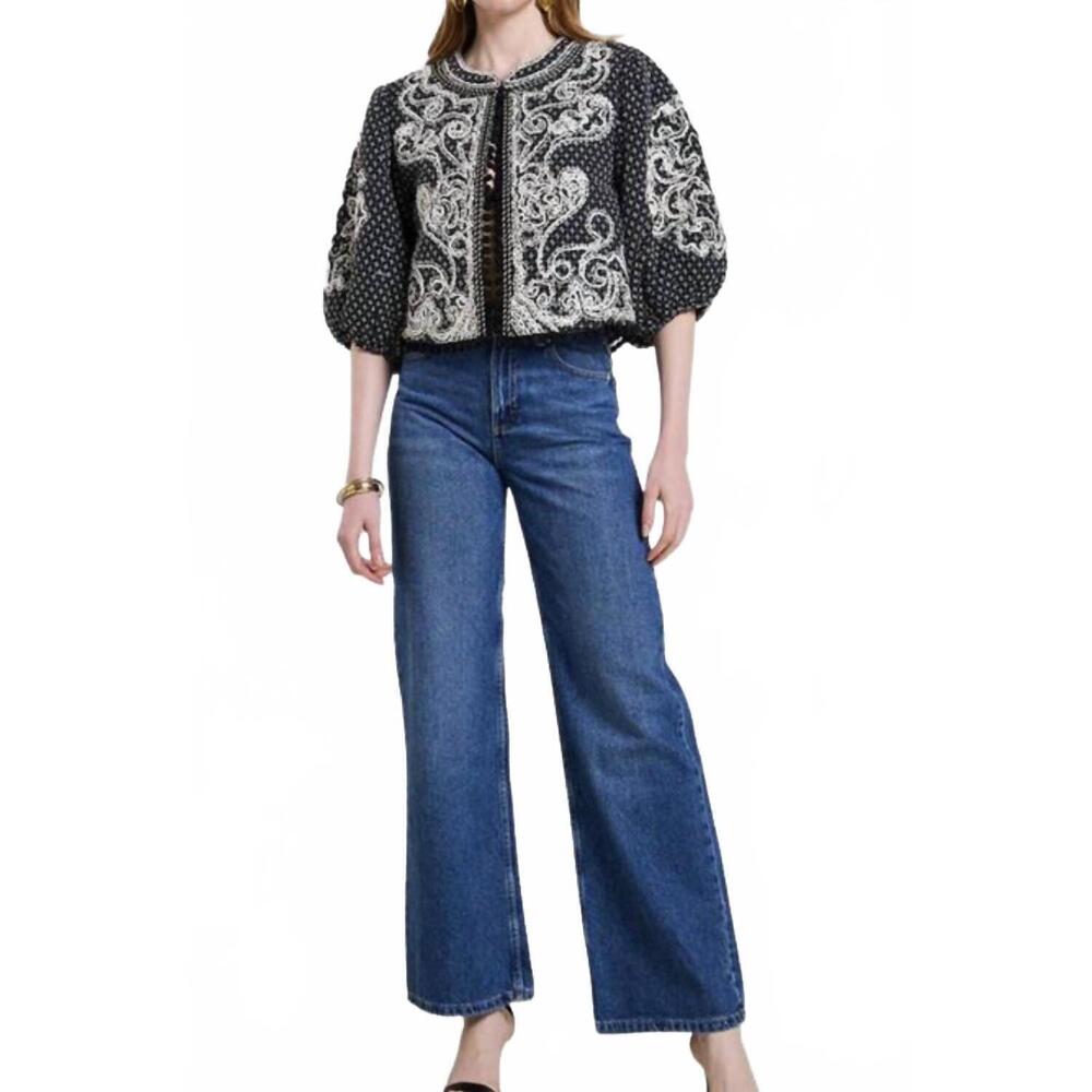 NEW SCARLETT POPPIES celeste jacket in black